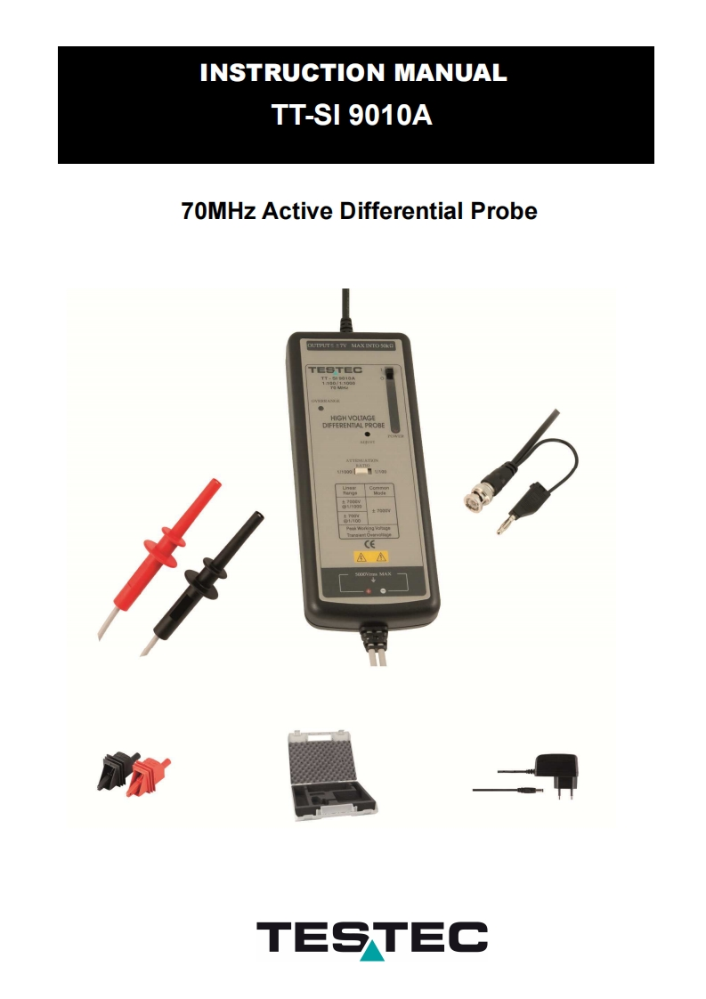 TT-SI-9010A_操作说明书手册_EN