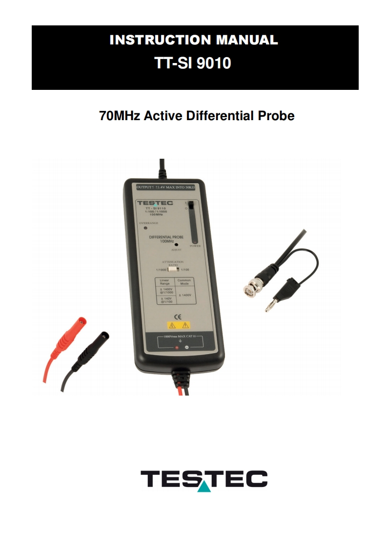 TT-SI-9010_操作说明书手册_EN