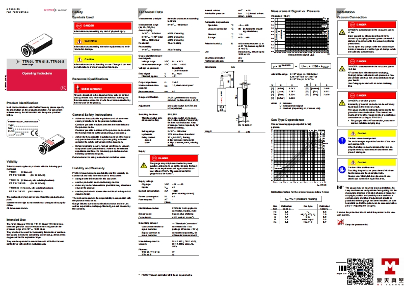 TTR-91--TTR-91-S--TTR-96-S-操作说明书手册-EN-MT