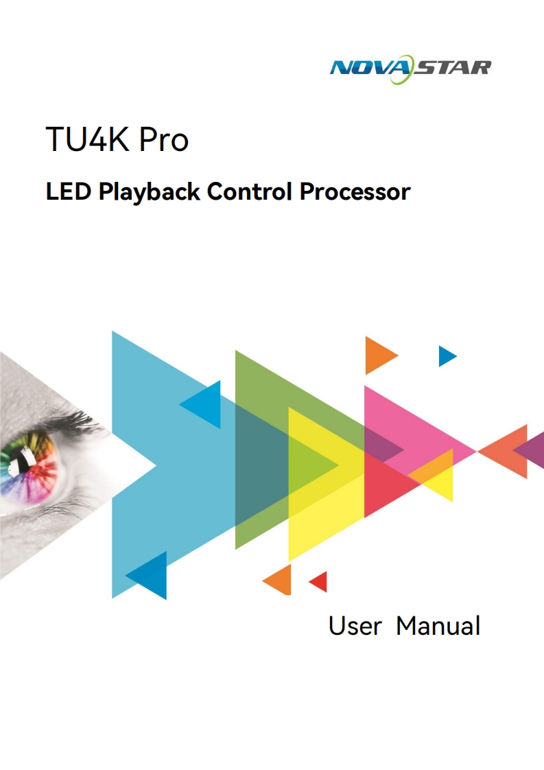 TU4K-Pro-LED-Playback-Control-Processor-操作说明书手册-V1.0.1