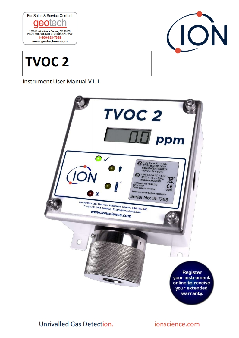 TVOC_2_User_使用说明书手册
