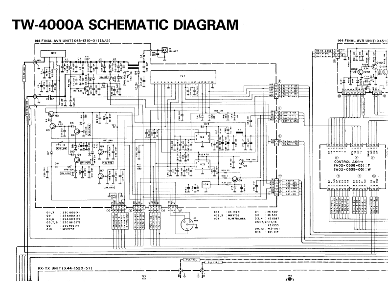 TW-4000电器原理图