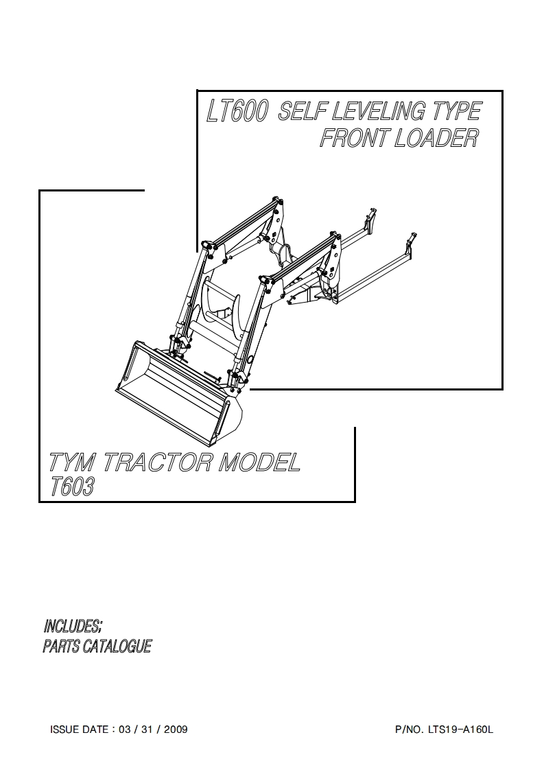 TYM-T603-LT600-Front-Loader-零部件手册-PDF