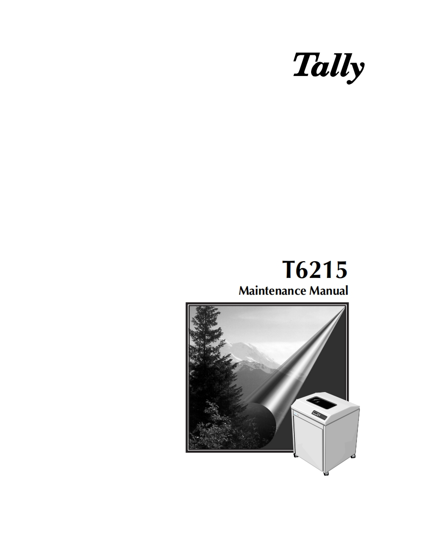 TallyGenicom-Cima6150-6180SeviceManual维修维护手册