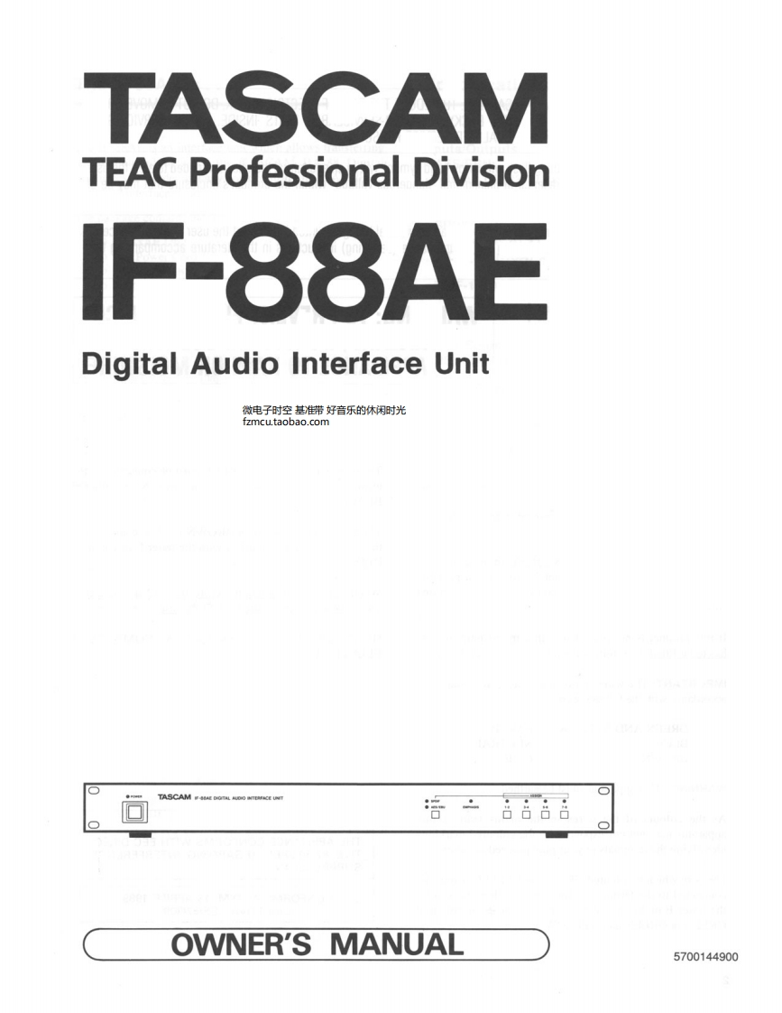 Tascam-IF-88AE