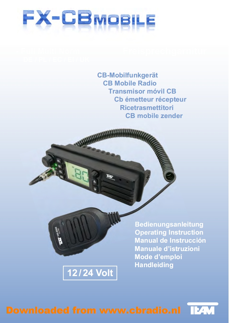 Team_FX-CBmobile_使用说明书手册_DE_FR_NL_IT_ESP