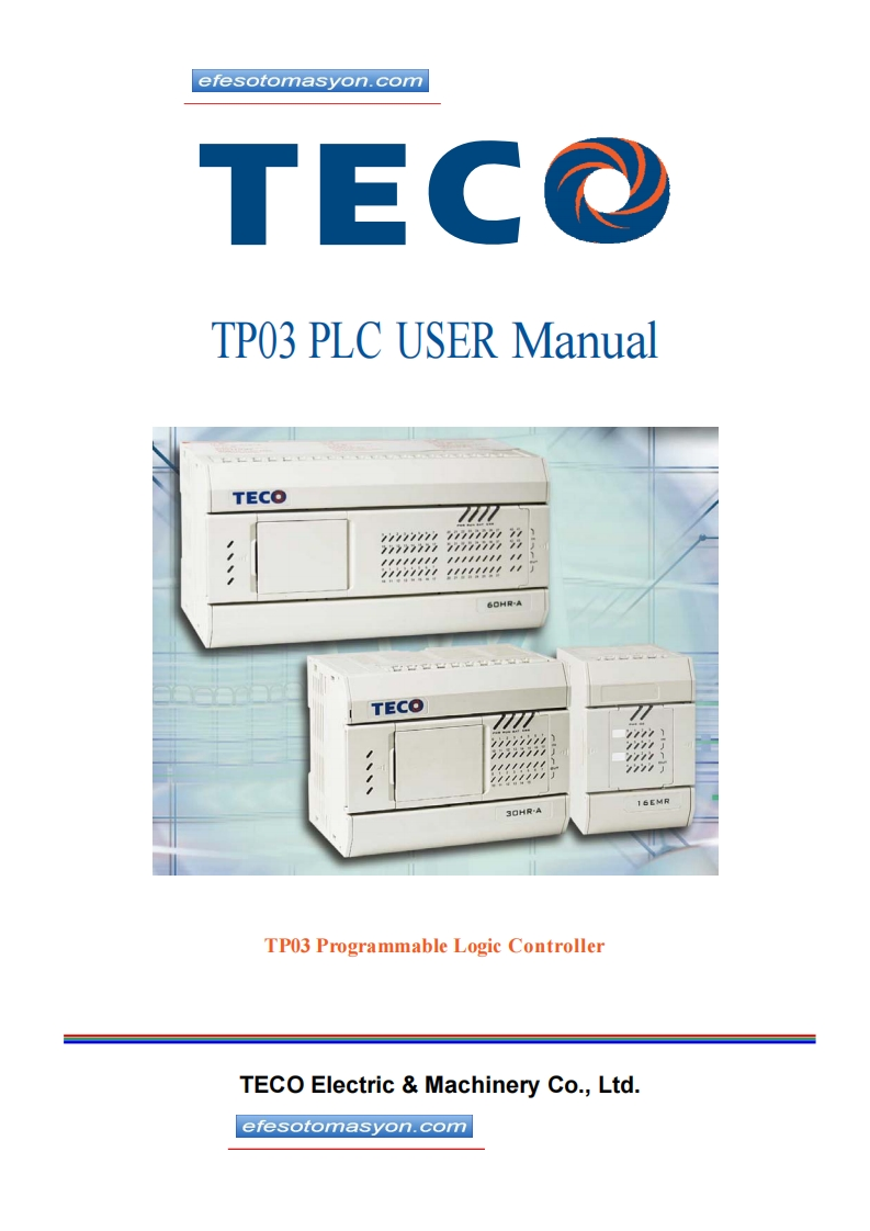 Teco-plc-tp03-操作说明书手册-en