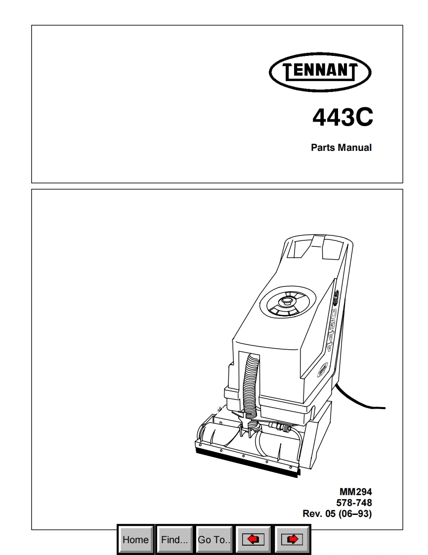 Tennant-443C-找手册网