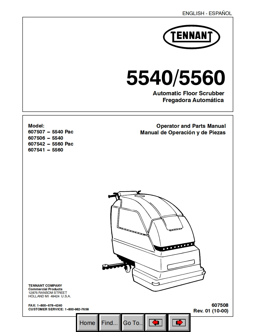 Tennant-5540-5560-10-00