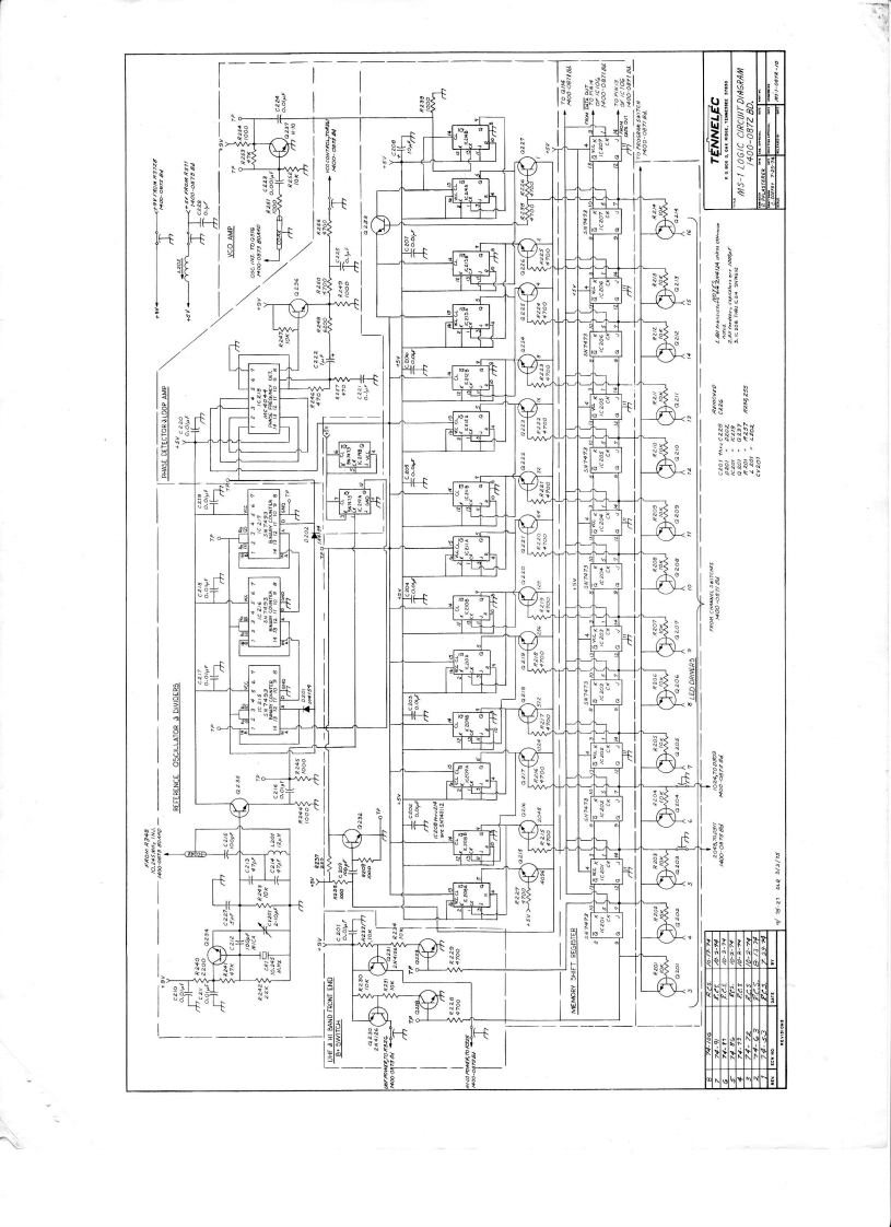 Tennelec_MS-1_Schematic电器原理图手册