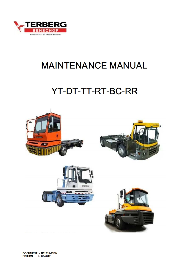 Terberg-YT-DT-TT-RT-BC-RR-Trucks-维修维护手册-PDF