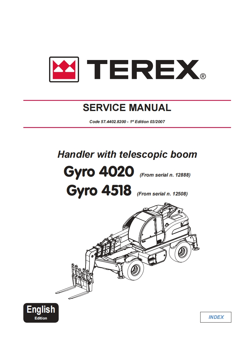 Terex-Gyro-维修维护手册