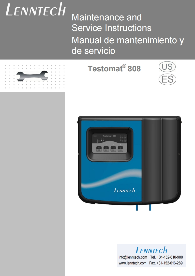 Testomat-维修维护说明书手册-808-L