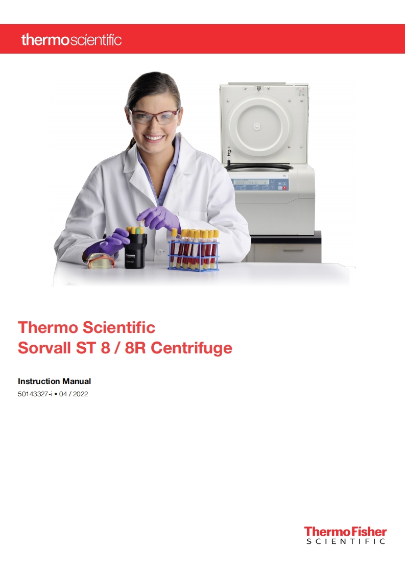 Thermo-Scientific-Sorvall-ST-8R-操作说明书手册