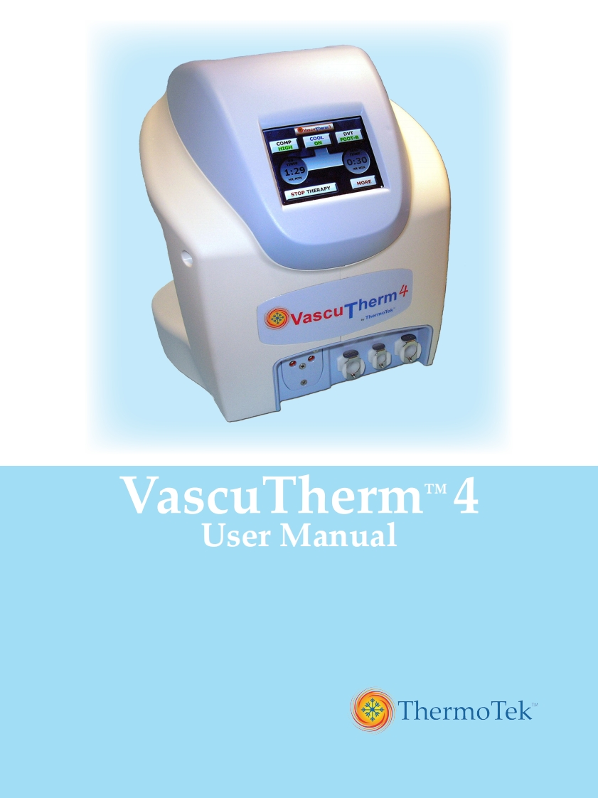 ThermoTekVascuTherm4操作说明书手册