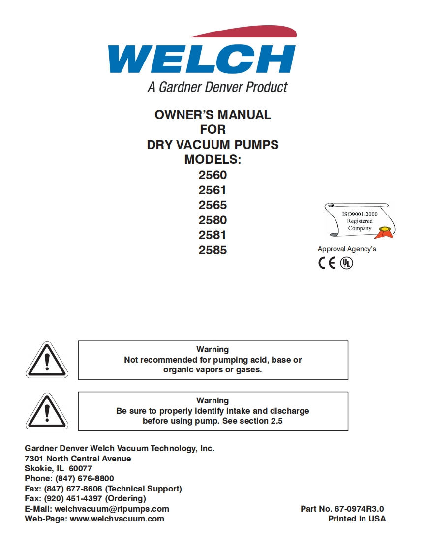 Thomas-Welch-2585-User-Manual操作说明书手册新质力文库 - 聚焦新质生产力发展的数字化知识库_行业洞察 / 理论成果 / 实践指南免费下载新质力文库