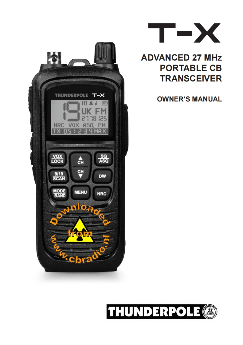 Thunderpole_T-X_ENG操作说明书手册