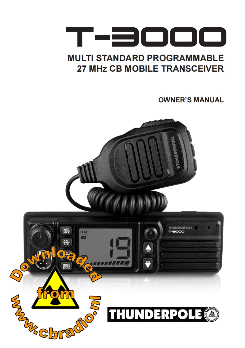 Thunderpole_T3000_ENG操作说明书手册