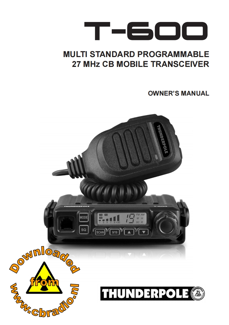 Thunderpole_T600_ENG操作说明书手册