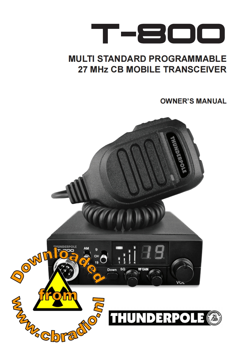 Thunderpole_T800_ENG操作说明书手册