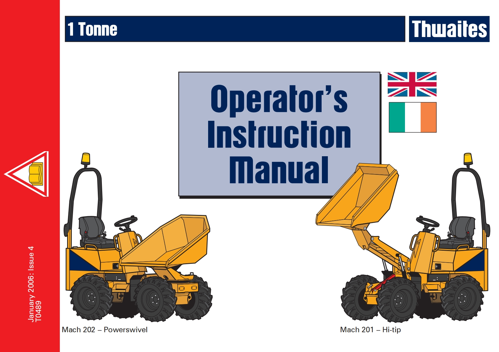 Thwaites-1-Ton-Op-驾驶与日常维护保养说明书手册