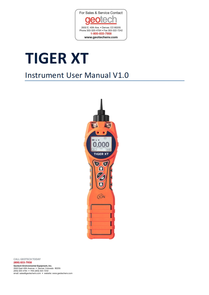 Tiger-XT-使用说明书手册-V1.0