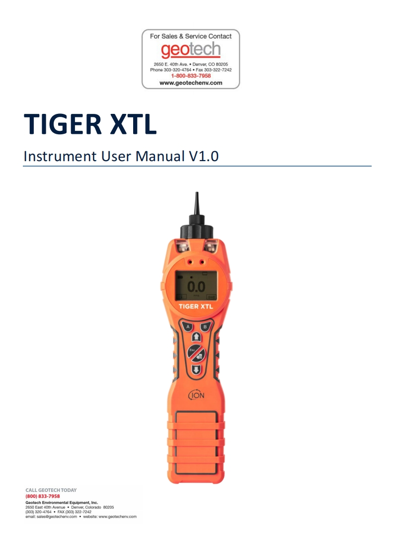 Tiger-XTL-使用说明书手册-V1.0