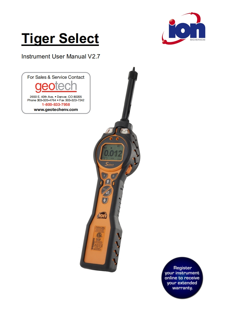 Tiger_Select_使用说明书手册_English