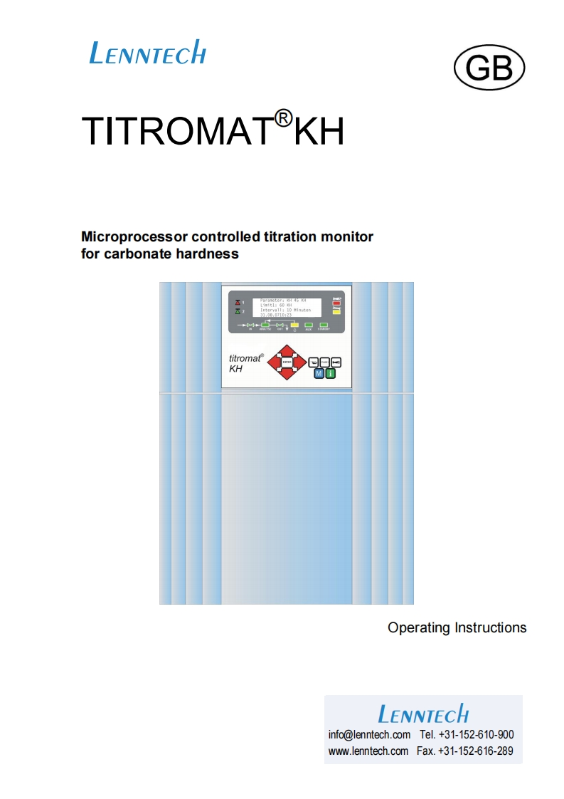 Titromat-KH-安装操作说明书手册-L