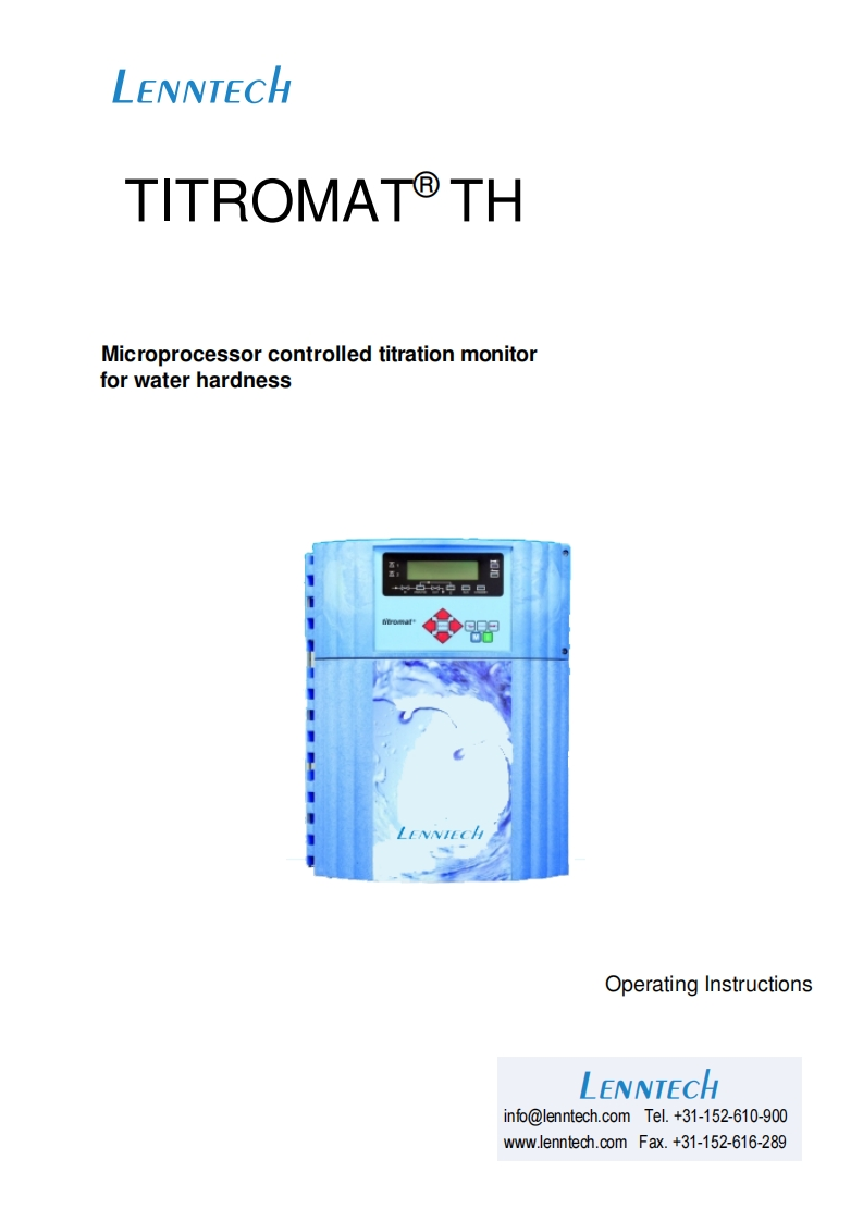 Titromat-TH-安装操作说明书手册-L