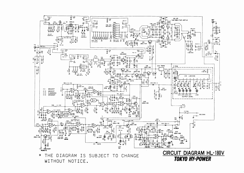 Tokyo_Hy-Power_HL-180V_(Schematic电器原理图手册)