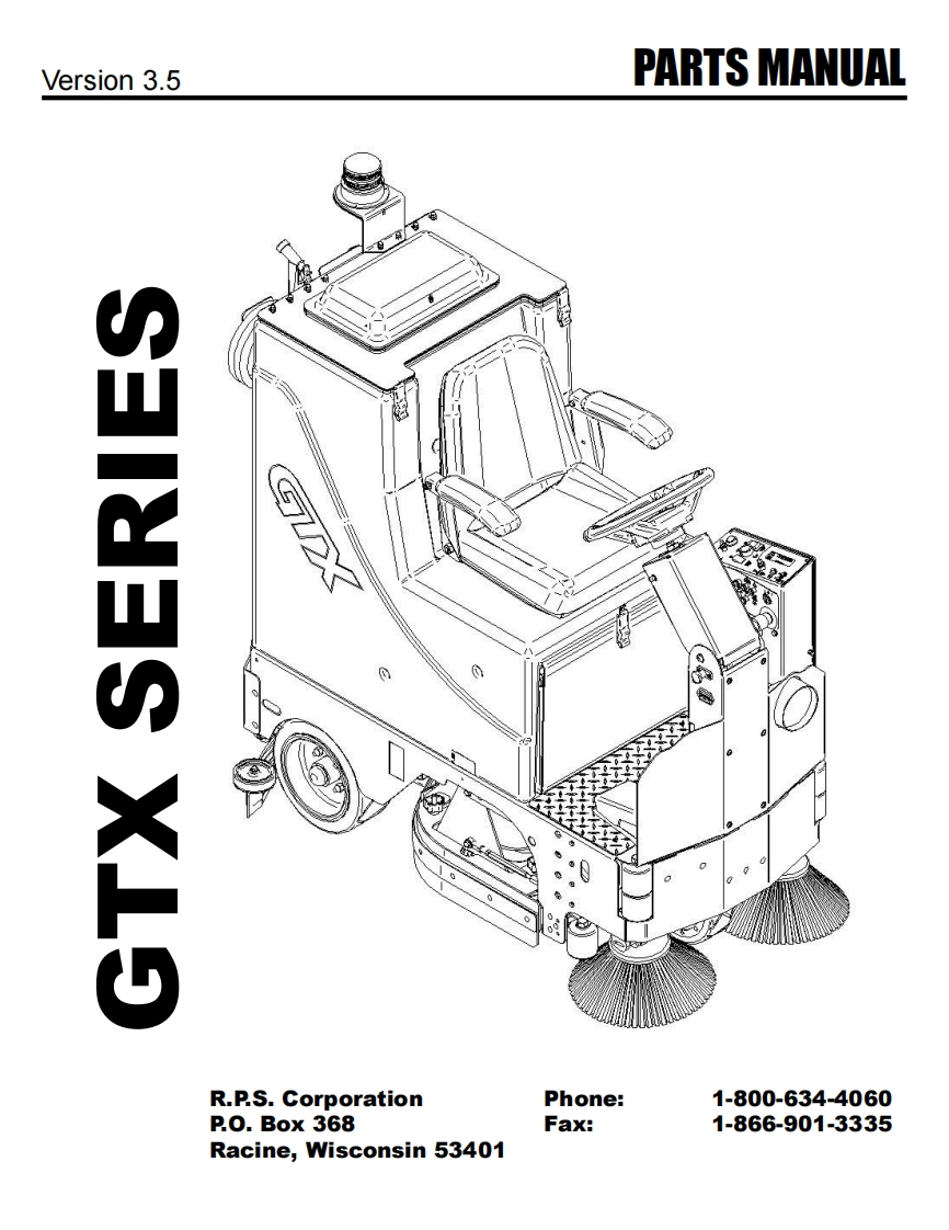 Tomcat-GTX-维修零部件手册