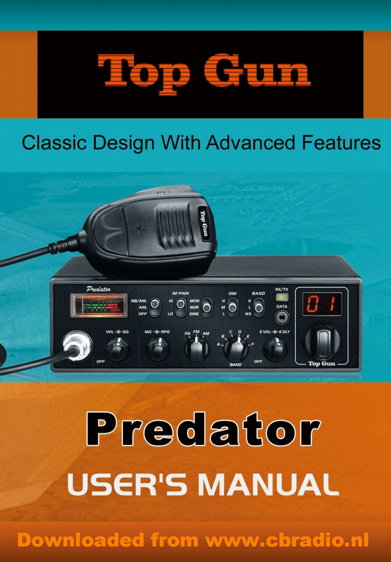 TopGun_Predator_ENG操作说明书手册