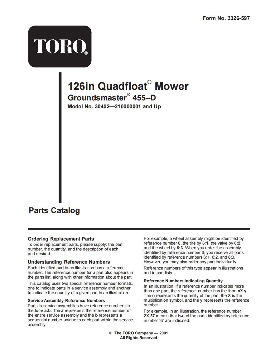 Toro-Quadfloat-126-Mower-Deck-User-Manual操作说明书手册新质力文库 - 聚焦新质生产力发展的数字化知识库_行业洞察 / 理论成果 / 实践指南免费下载新质力文库
