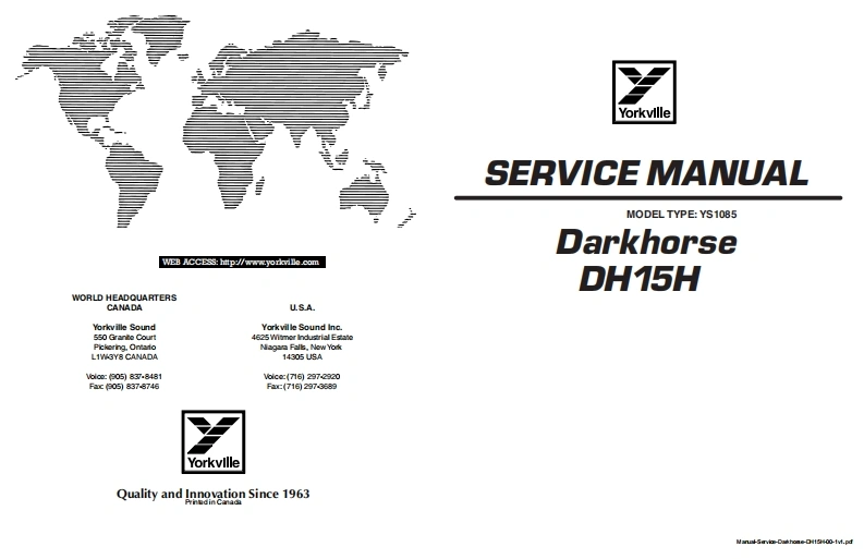 Traynor-DH15H-Schematic维修手册