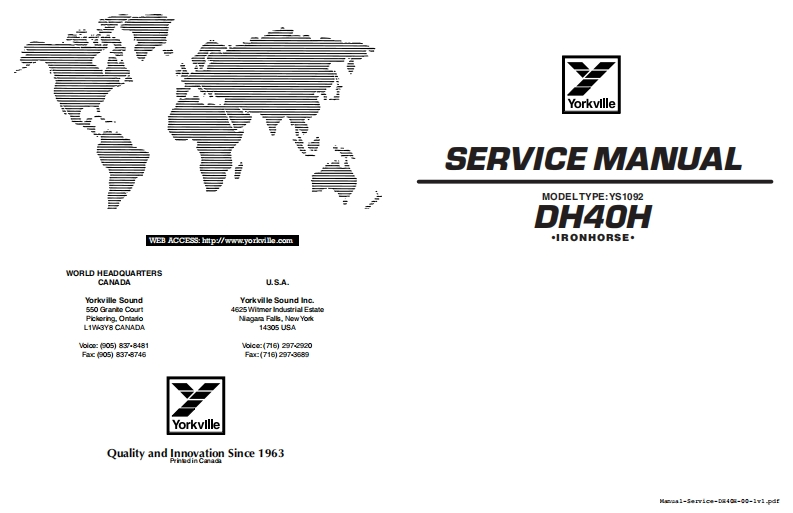 Traynor-DH40H-Schematic维修手册-找手册网
