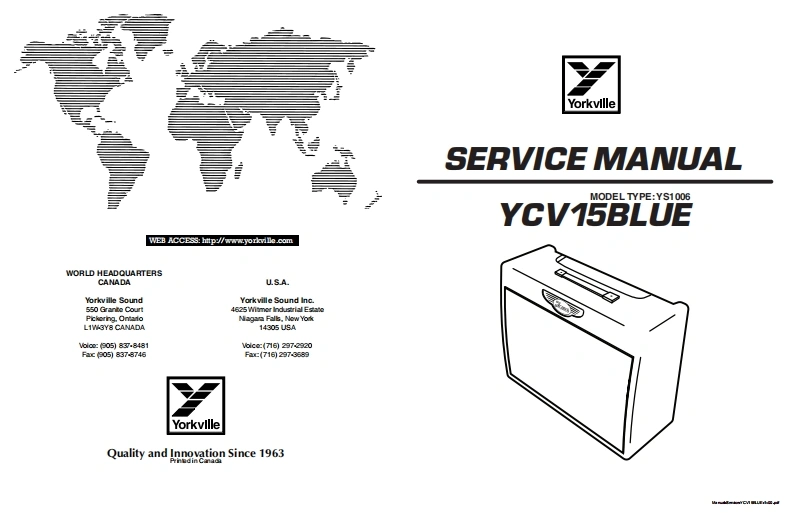 Traynor-YCV15-Schematic维修手册