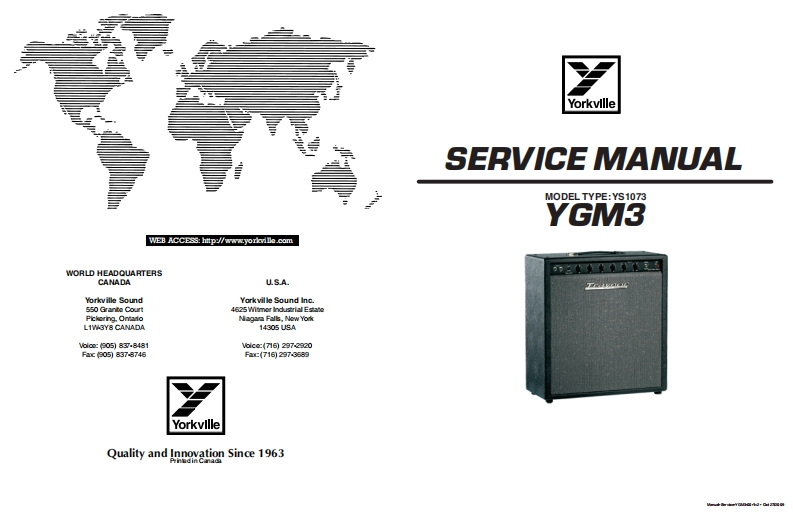 Traynor-YGM3-Schematic维修手册-找手册网