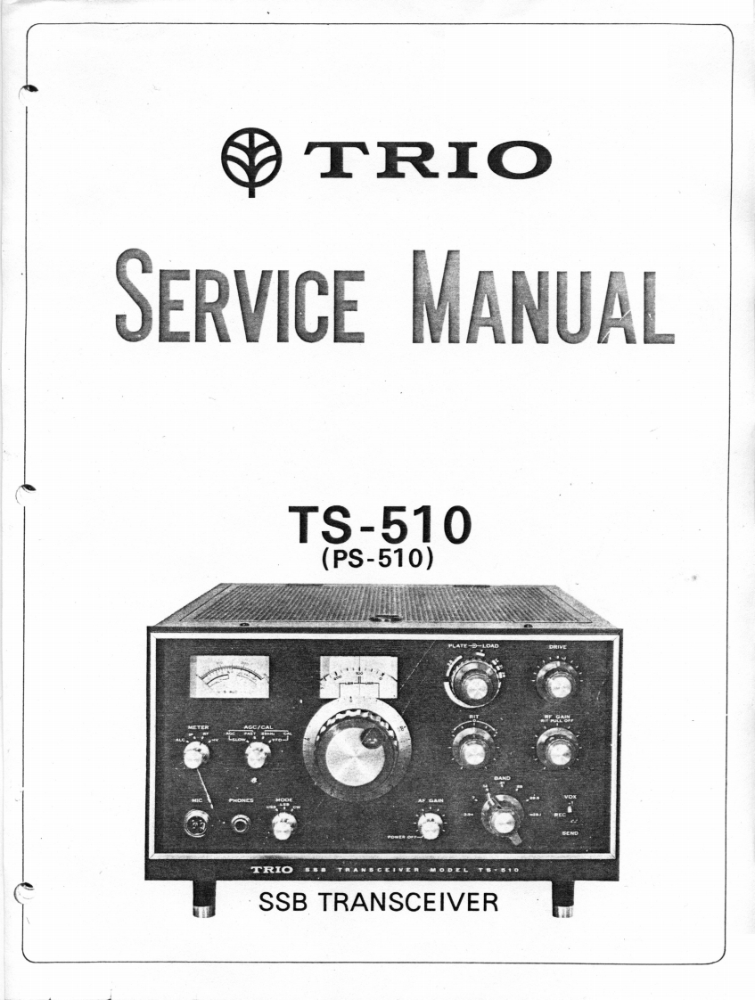 Trio_TS-510_维修维护电器原理图手册
