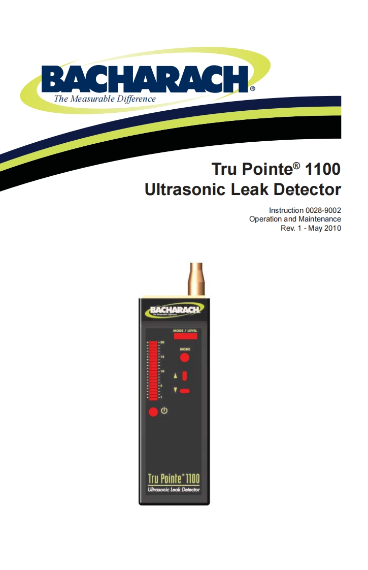 TruPointe-1100-user调试手册说明书指南-English