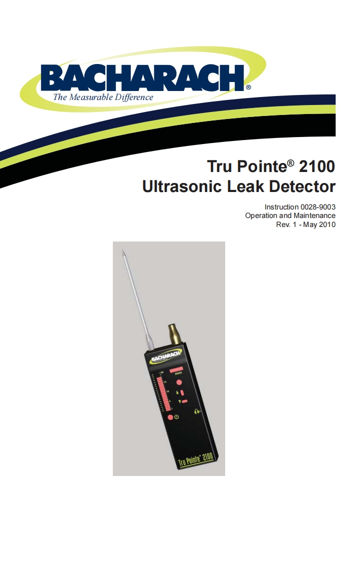 TruPointe-2100-user调试手册说明书指南-English