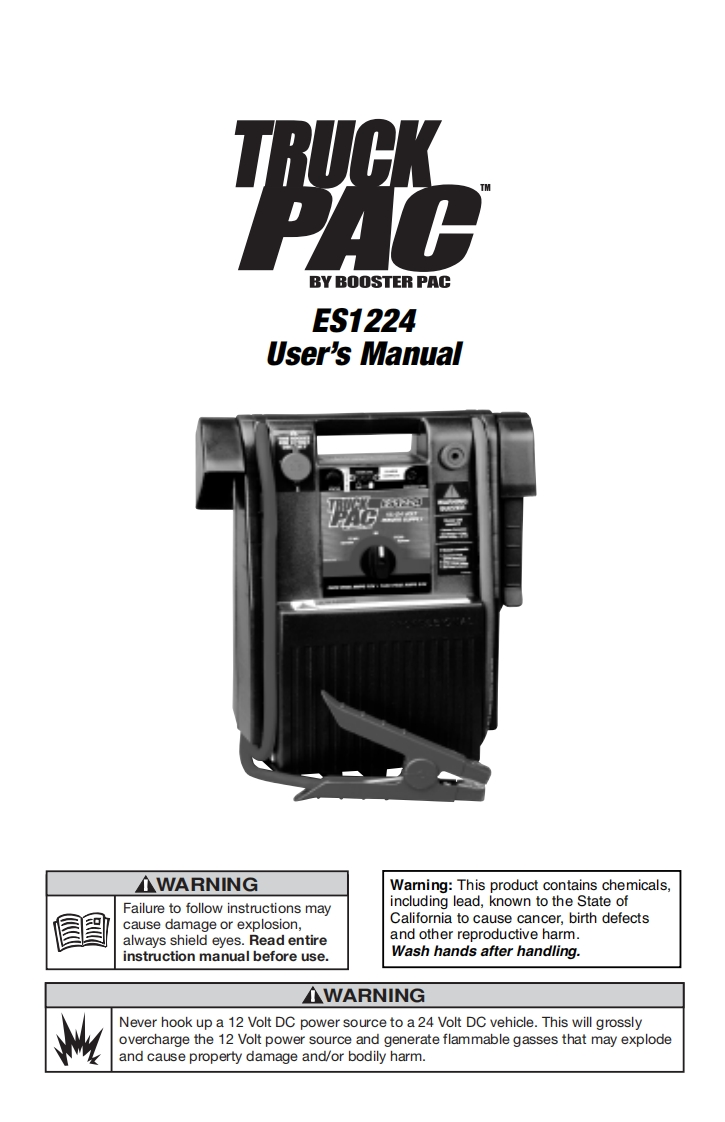 TruckPac-ES1224-User-Manual操作说明书手册新质力文库 - 聚焦新质生产力发展的数字化知识库_行业洞察 / 理论成果 / 实践指南免费下载新质力文库