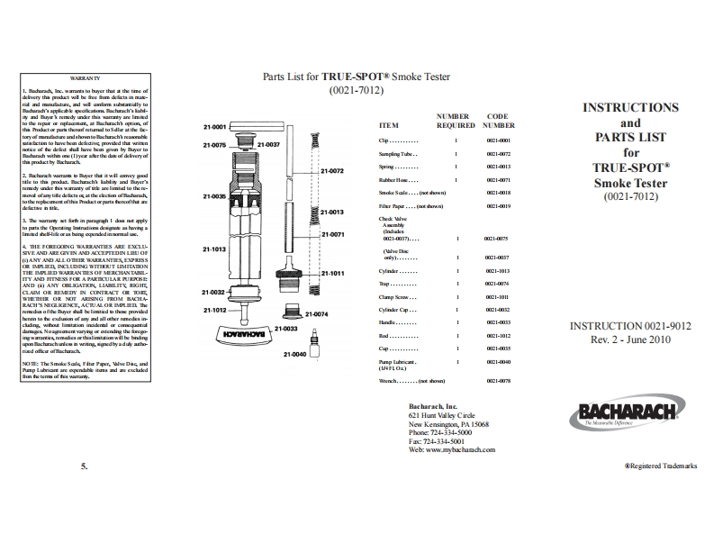 True-Spot-Smoke-Tester_手册说明书指南