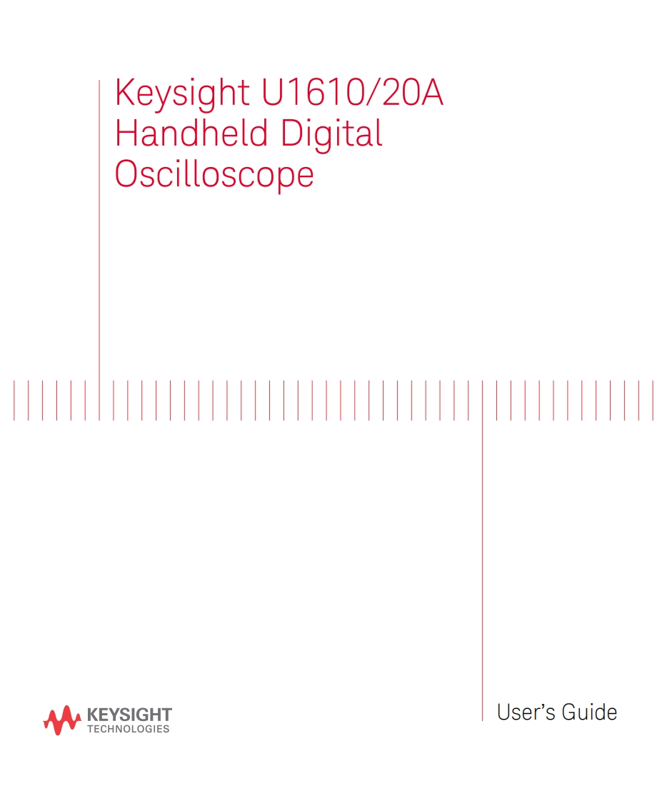 U1620A_操作说明书手册