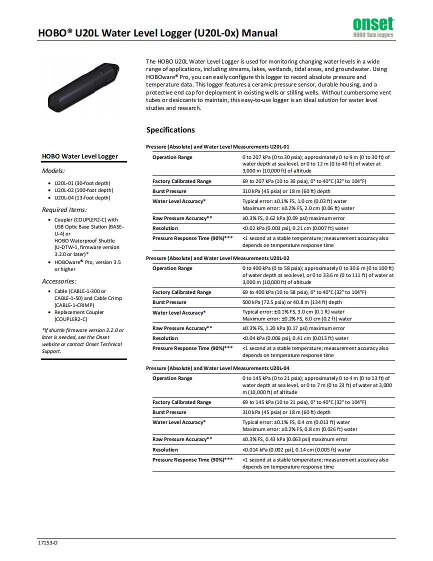 U20L_使用说明书手册