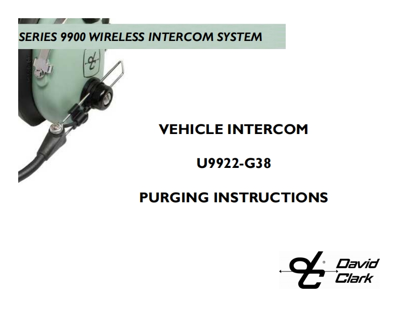 U9922-G38-Purging-操作说明书手册