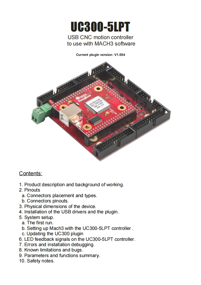 UC300-users-guide安装调试说明书手册
