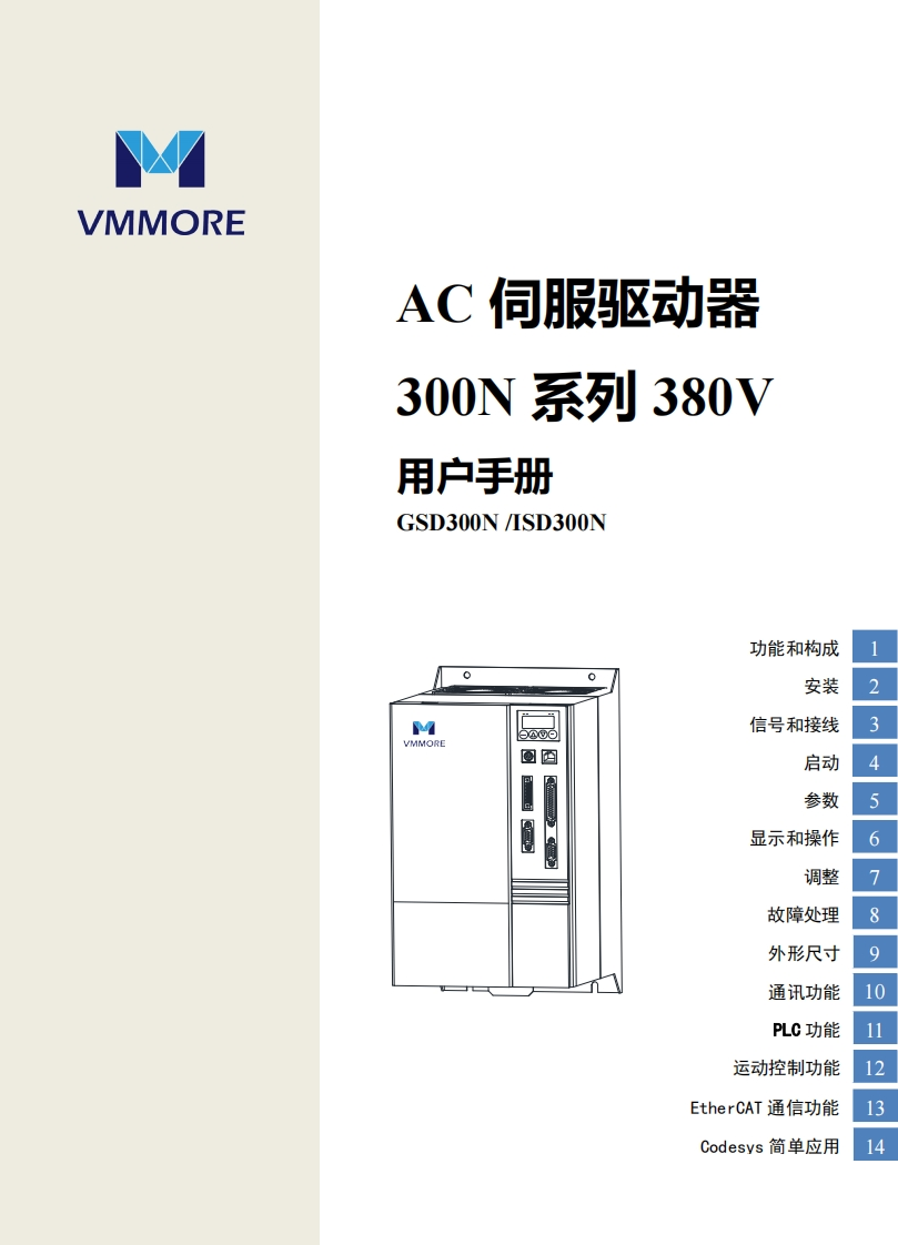 UM_300Ns_380V_v1.1_32020149操作说明书手册