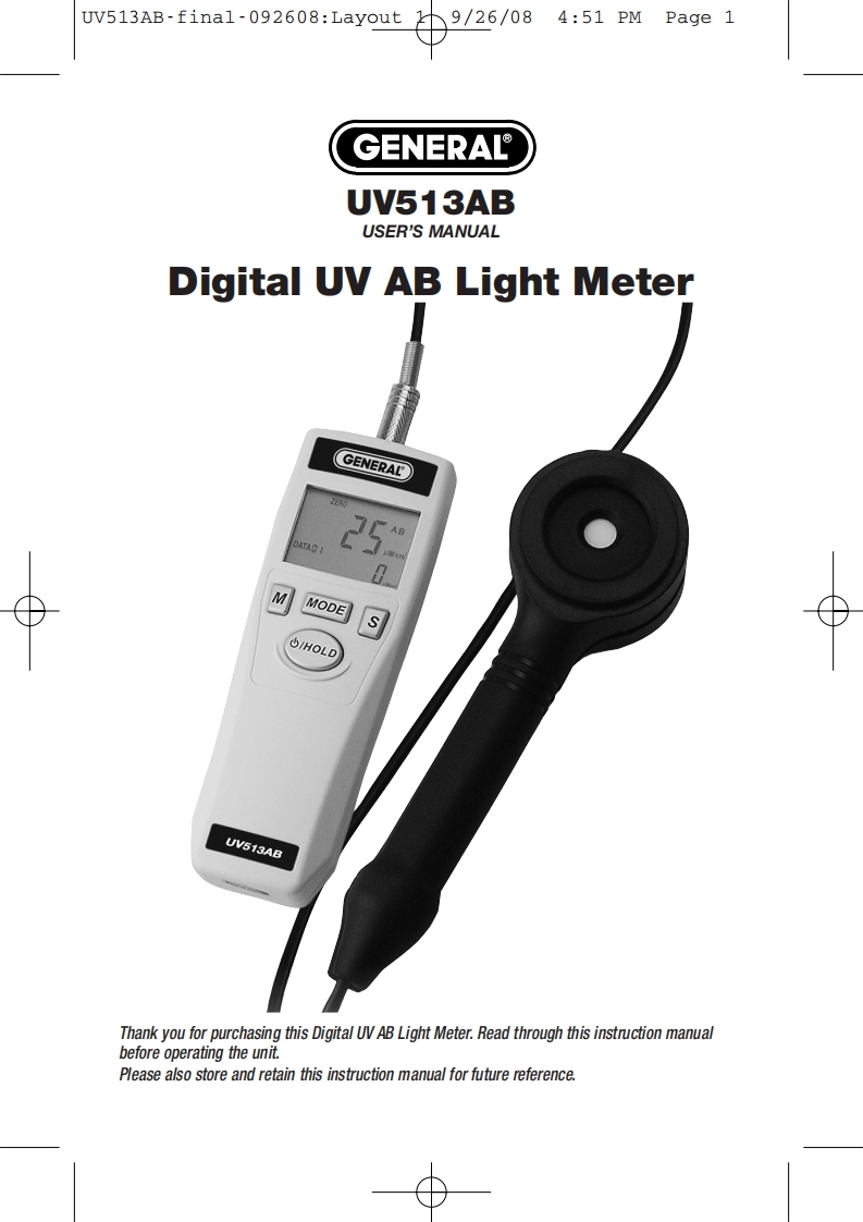 UV513AB_手册说明书指南