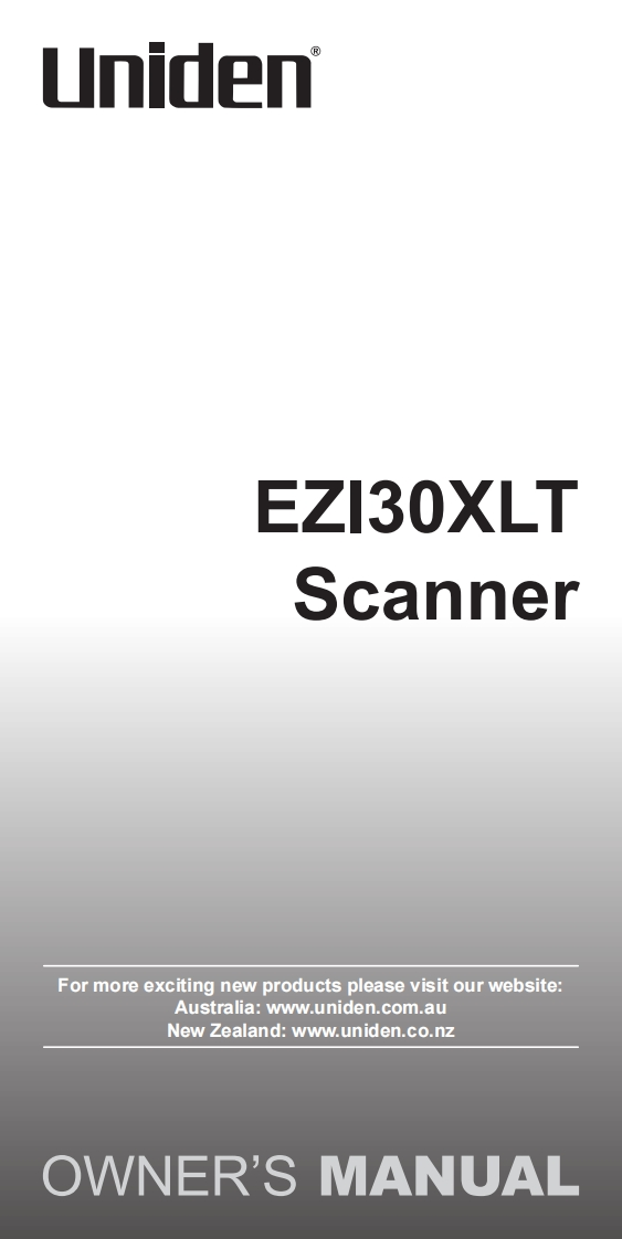 Uniden-EZI30XLT_(Manual操作说明书手册)